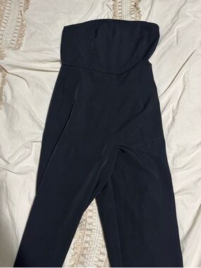 Forever 21 Black Strapless Jumpsuit